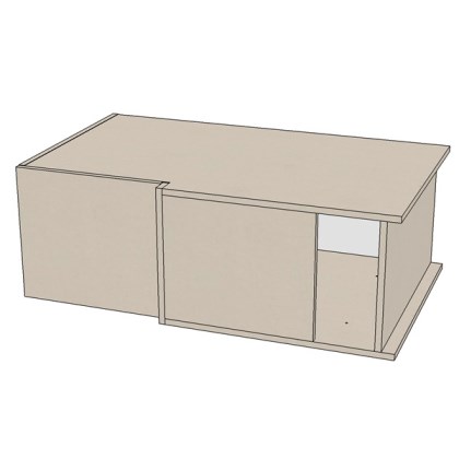 Антресоль угловая "Лори", 1000*600*360