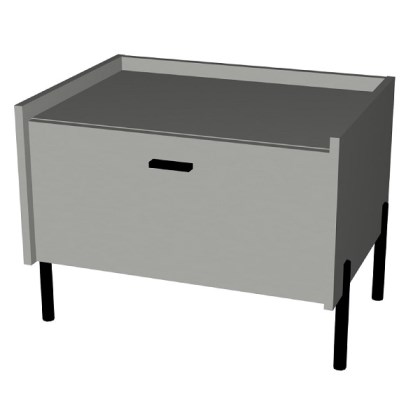 Тумба прикроватная СП "Ланиса" 600*450*460