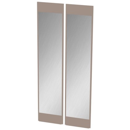 Дверь с зеркалом СП "Лаура" (2шт) Средняя 2024*440*64