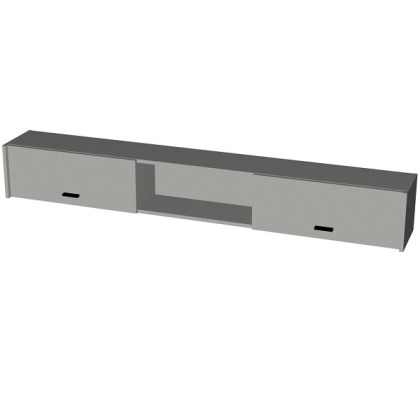 Шкаф навесной "Ланиса" 1802*250*250 Шкаф навесной "Ланиса" 1802*250*250