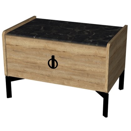 Тумба прикроватная СП "Мрамор" 650*420*433