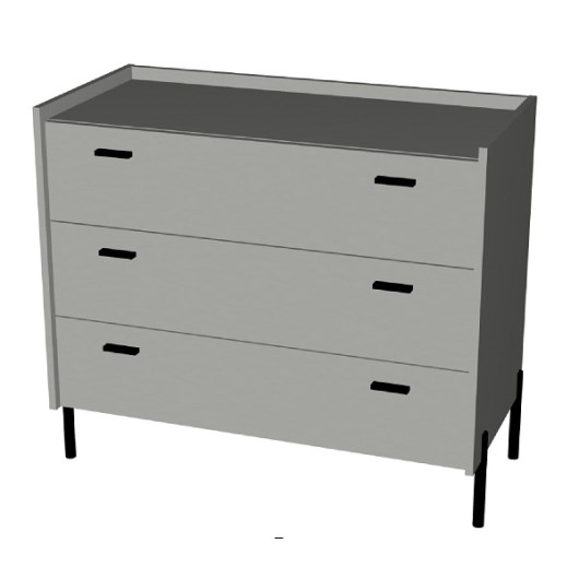 Комод 3ящ СП  Комод 3ящ СП