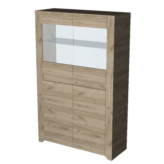 Шкаф 2дв со стеклом 1500 